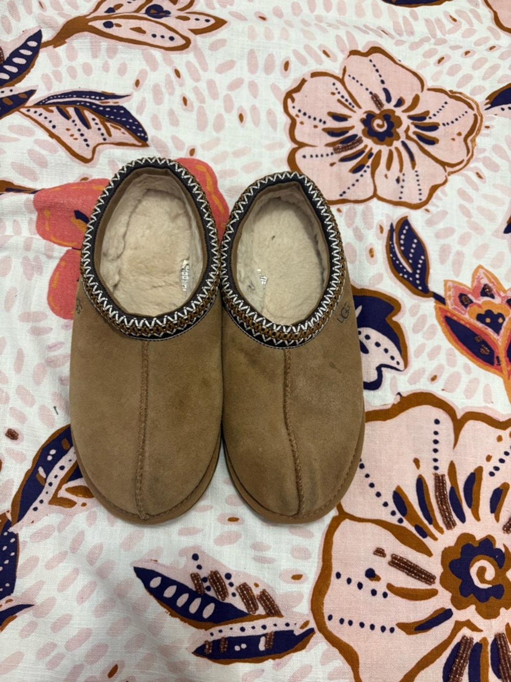 UGG Tasman Slippers Chestnut Size 8 Pre-Owned
